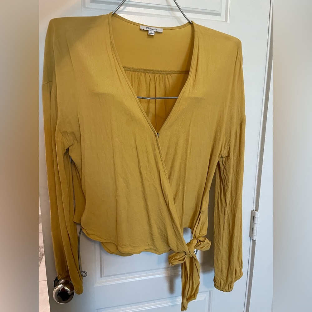 Madewell wrap top